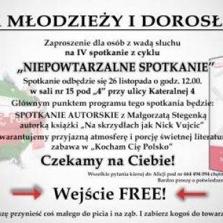 IV niepowtarzalne spotkanie zaproszenie male 320x320 - Zaproszenie na IV Niepowtarzalne Spotkanie