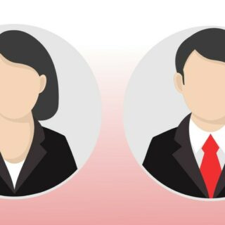 Grafika przedstawiająca kobietę i mężczyznę